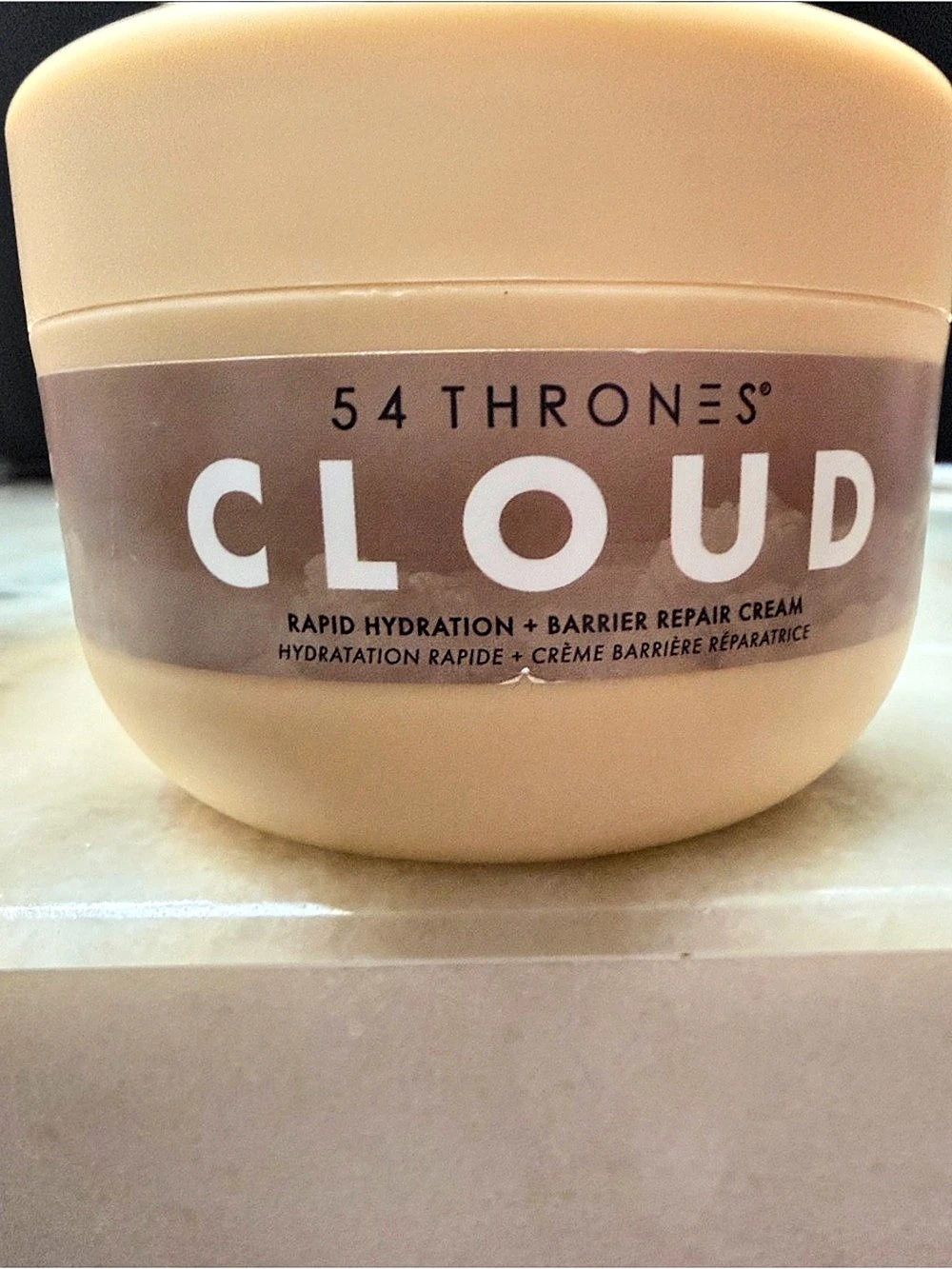 54 Thrones Barrier Repair Cloud Cream Moisturizer in Ghanaian coconut + almond